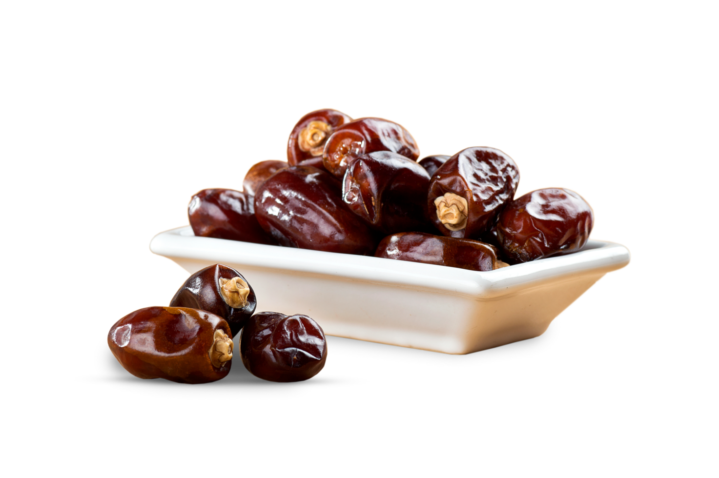 A Bowl with dates. Khajur on a plate. Arabian Dates for Ramadan png