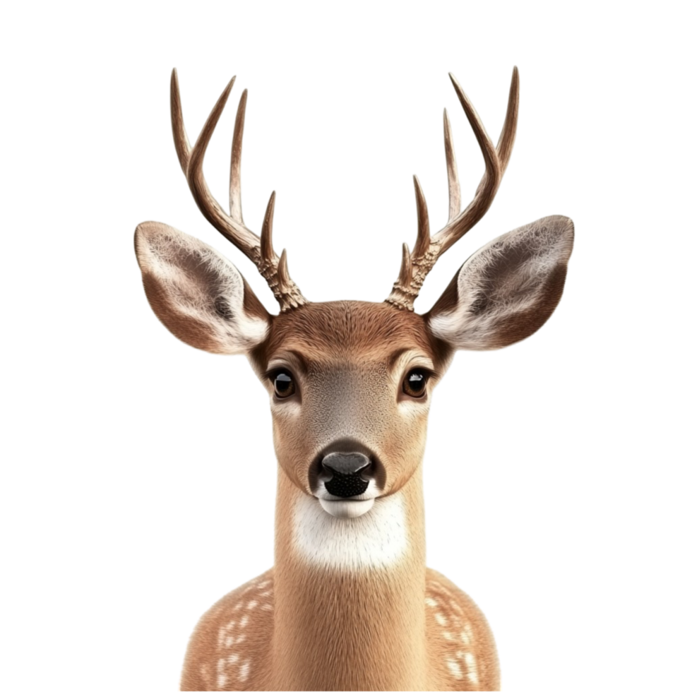 Realistic Deer Portrait png