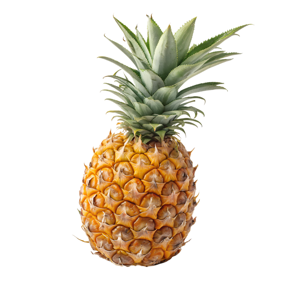 Fresh ripe pineapple isolated on white background png