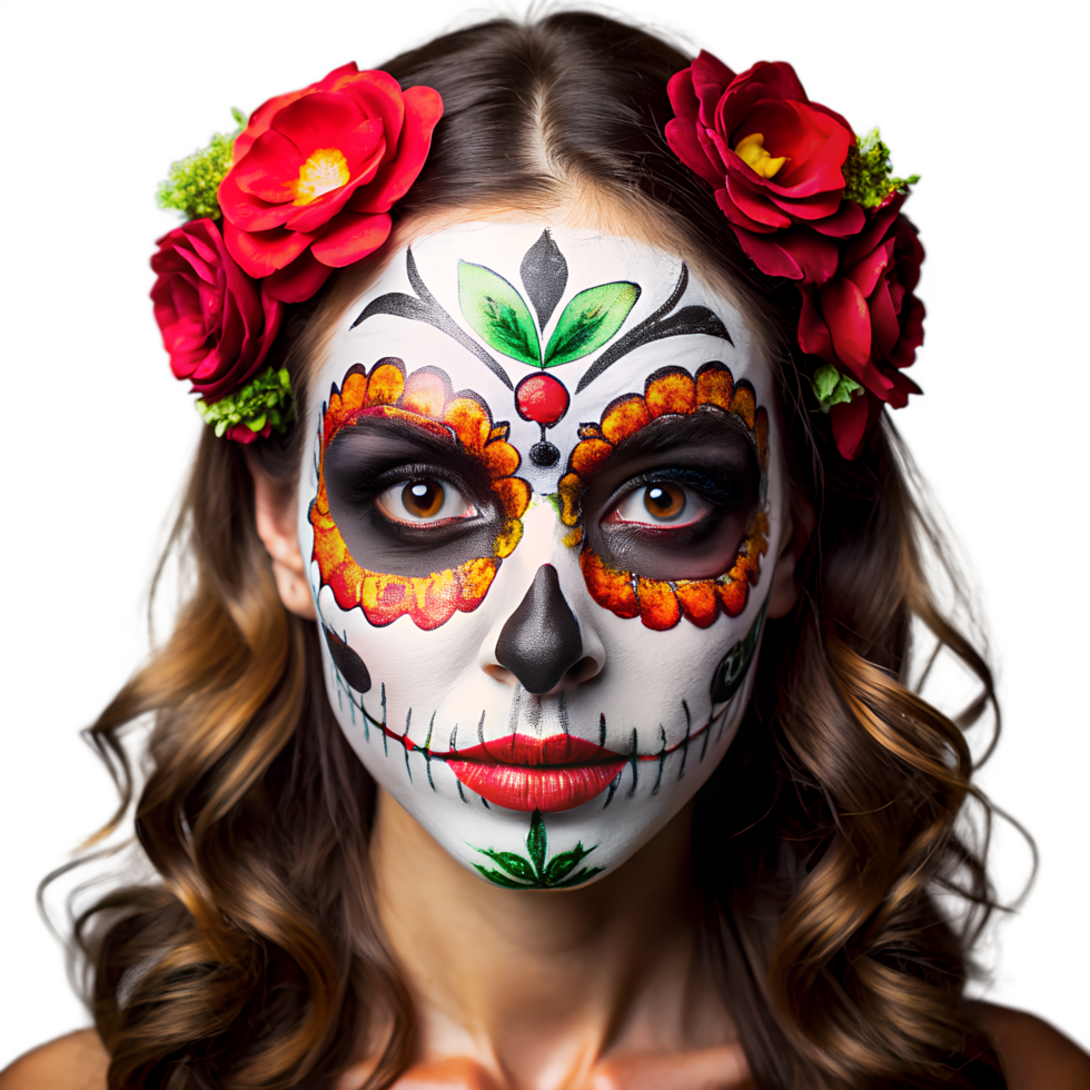 A glamorous woman in a Venetian carnival mask with elegant makeup and feathers png