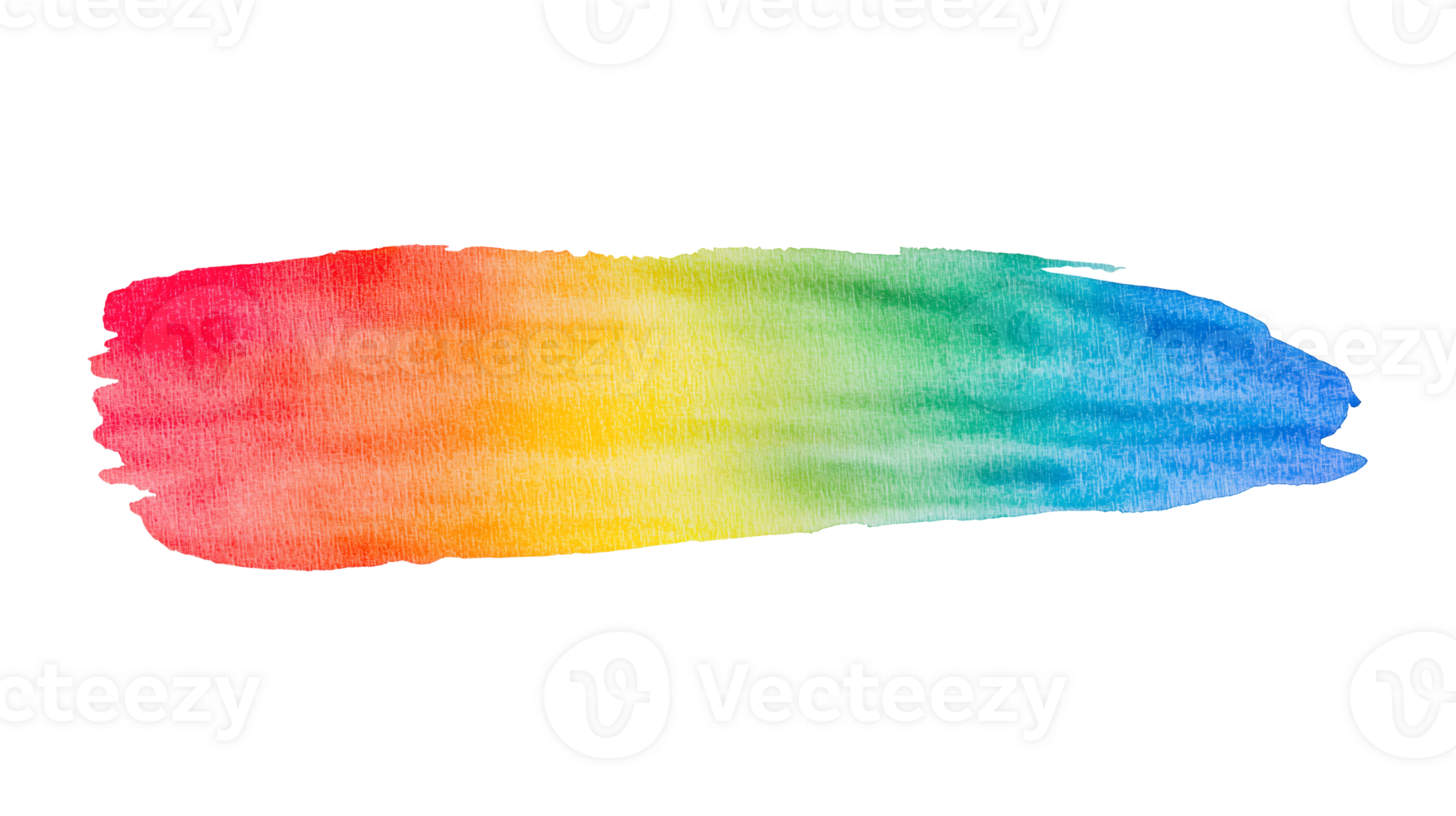 Expressive Watercolor with Rainbow Gradient png