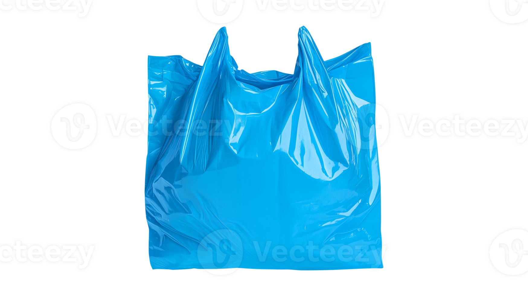 Wrinkled and Glossy Plastic Bag png