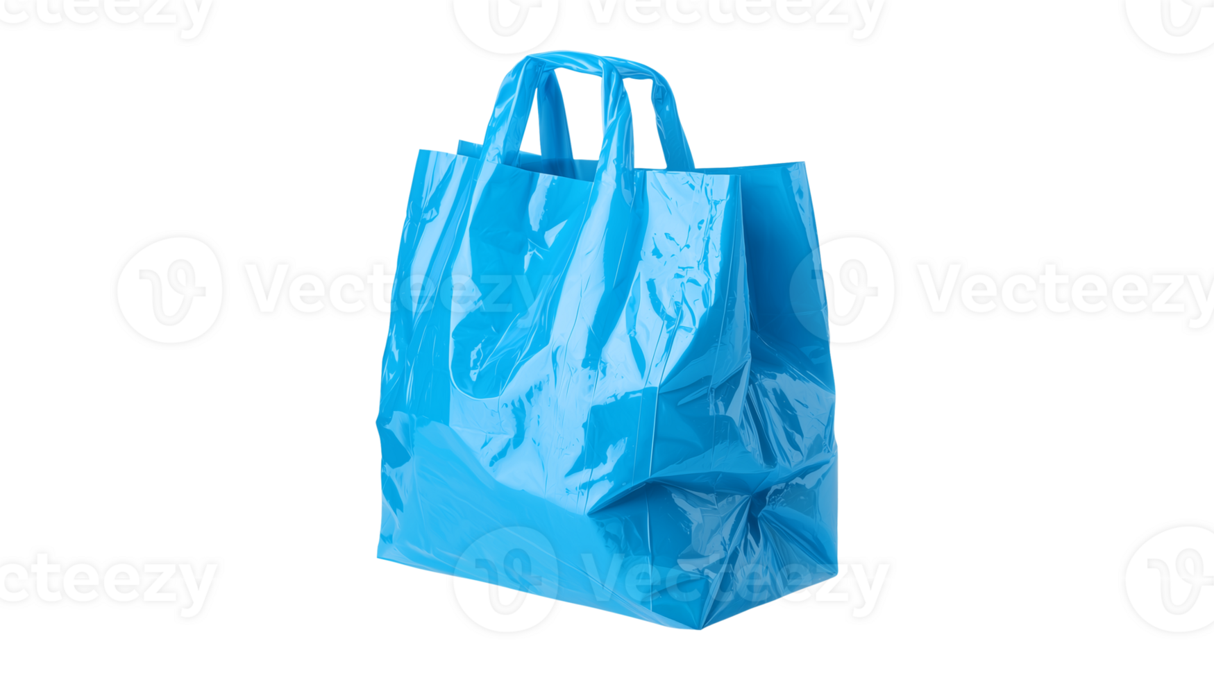 Shiny Plastic Bag with Wrinkled Texture png