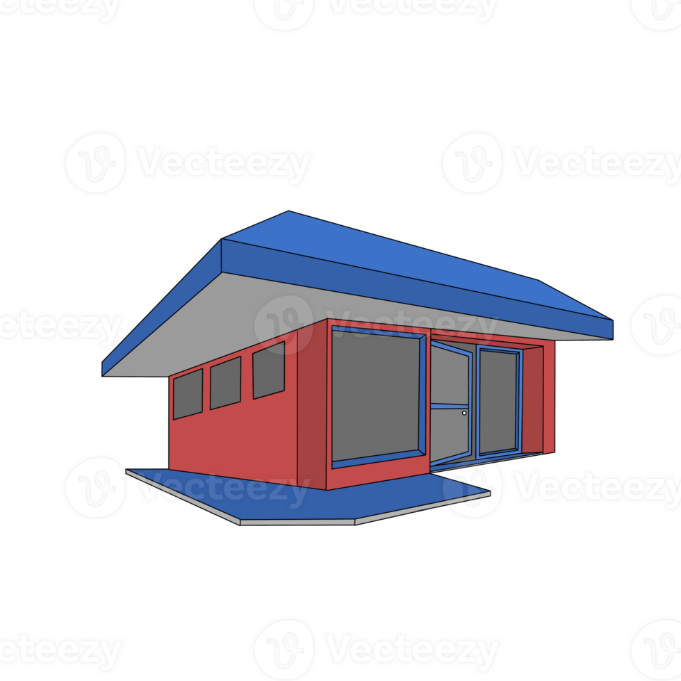 Bodega bookstore modern Kiosk Design png