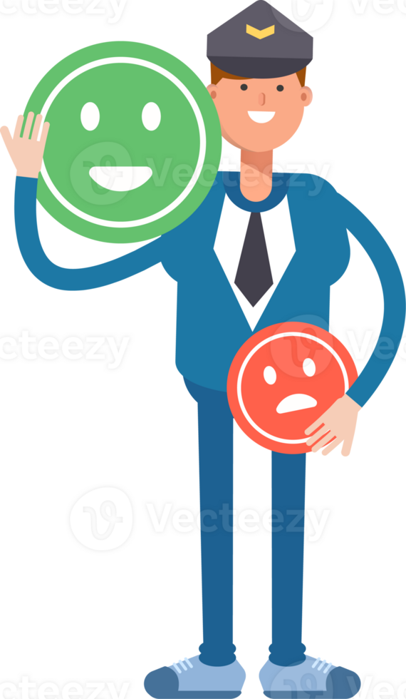 Postman Character and Emoticon Sign png
