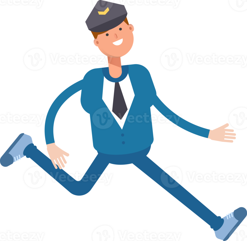 Postman Character Walking png