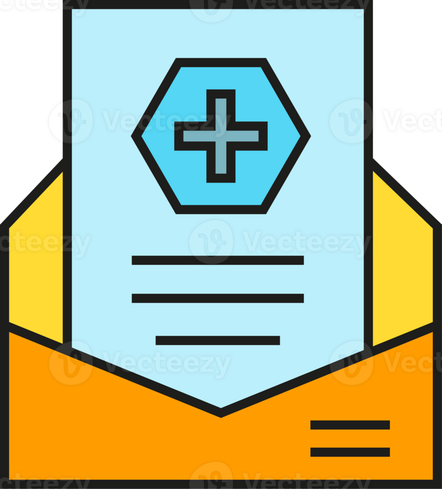 Prescription Mail Icon Illustration png