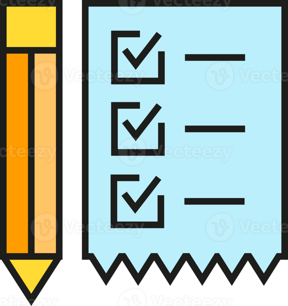 Check List and Pen Icon png