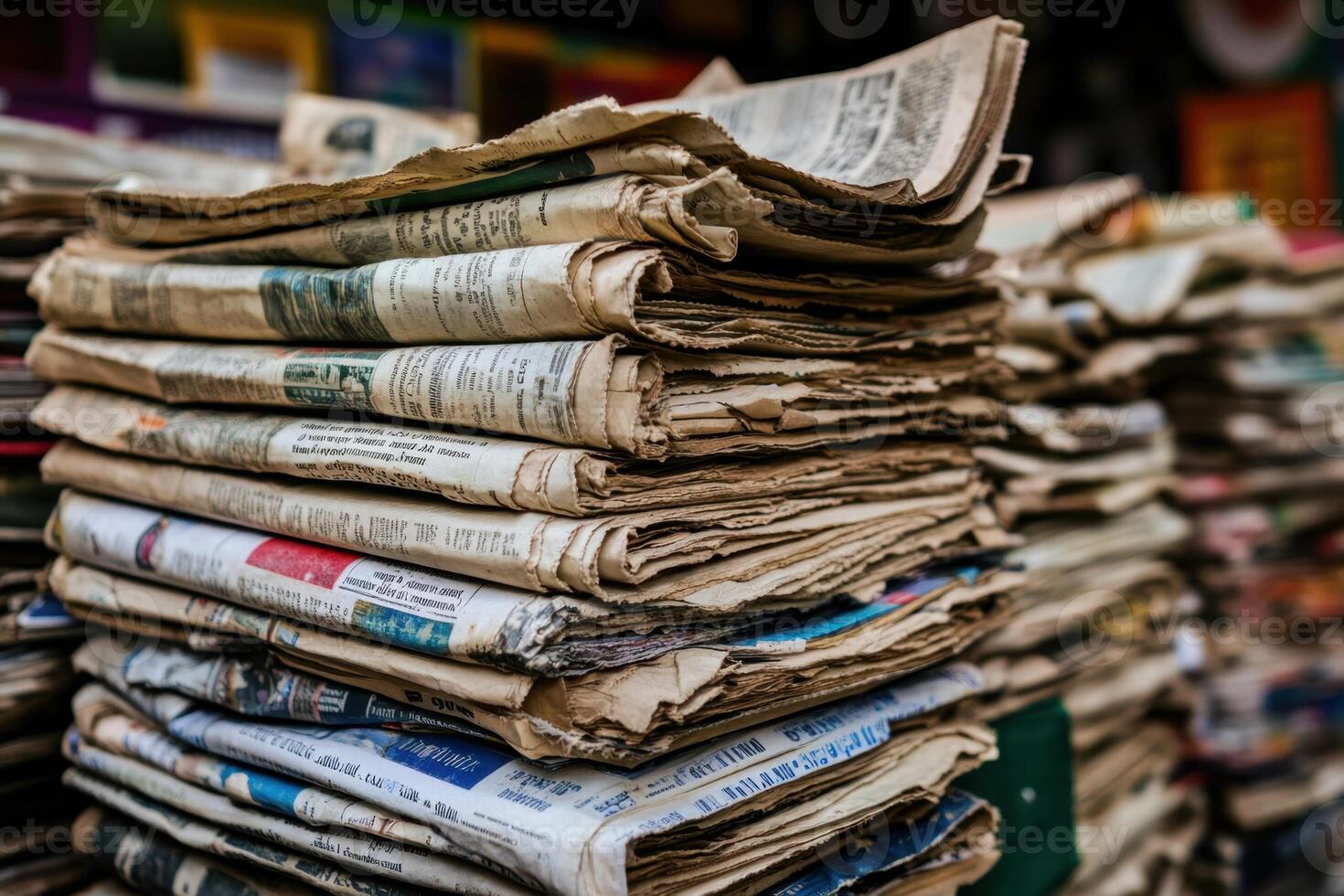 A stack of newspapers with the top one saying The New York Times photo
