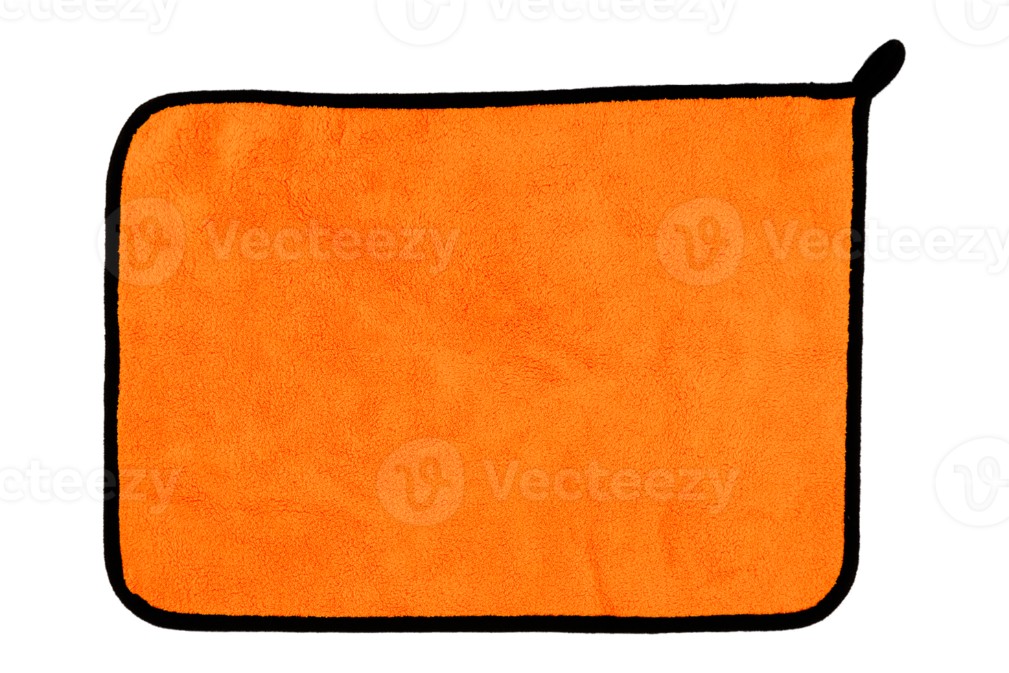 Orange towel isolate png