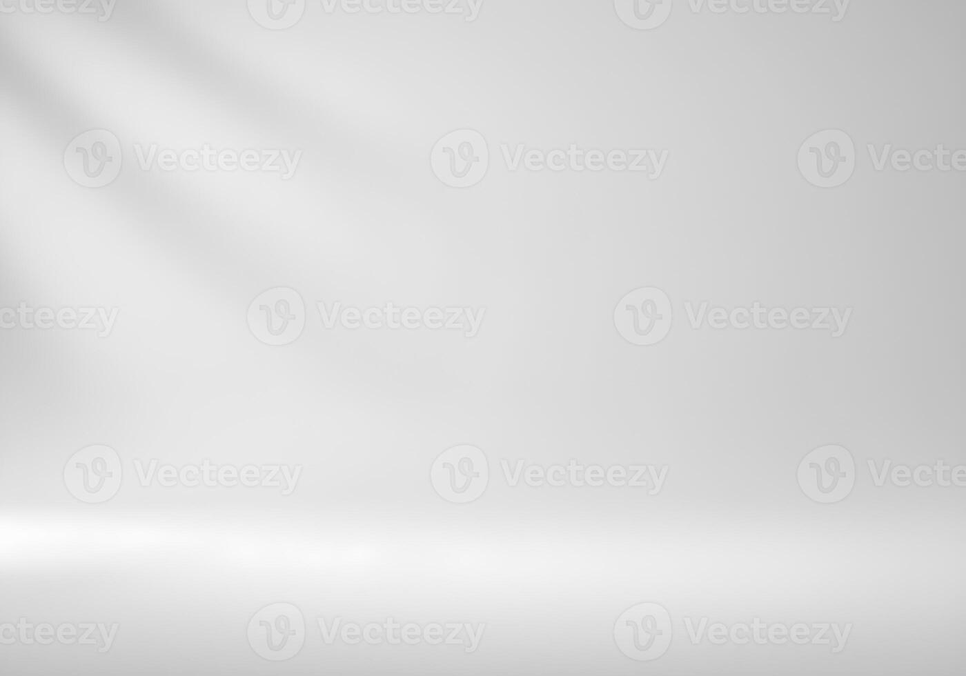 Soft Light and Shadow Play on White Studio Background photo