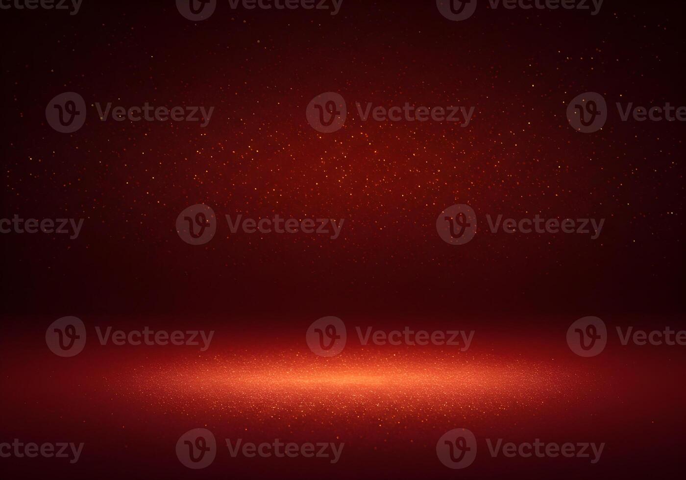 Crimson Glitter Background with Glowing Horizon photo