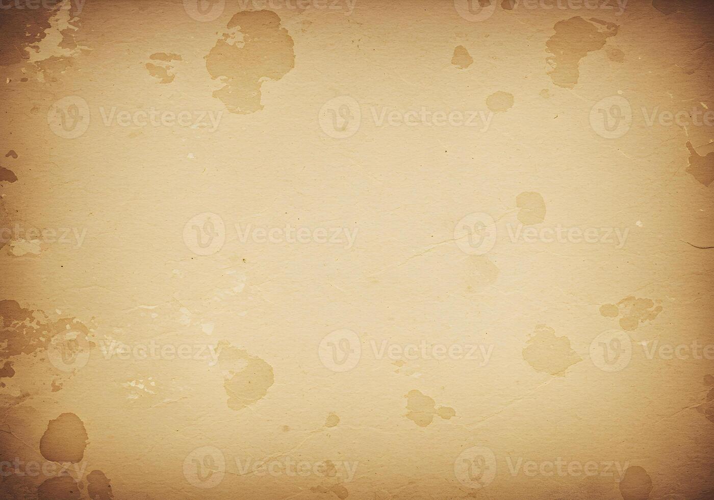 Aged Paper Texture with Coffee Stains and Wrinkles photo