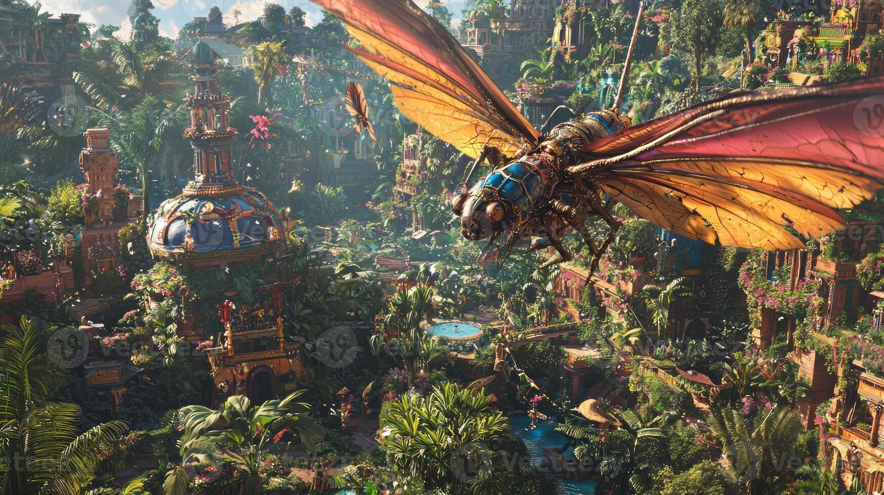 The jungle book is shown in this scene from disney's live action remake photo