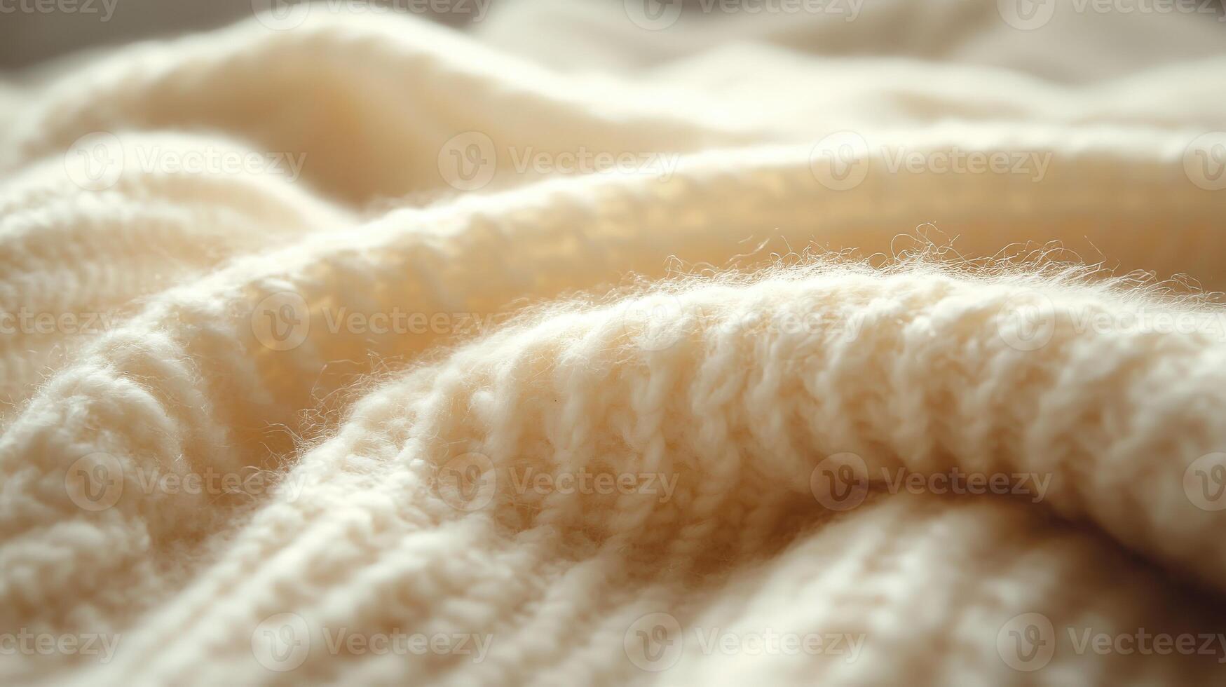 Soft white boucle fabric draped gracefully on a surface photo