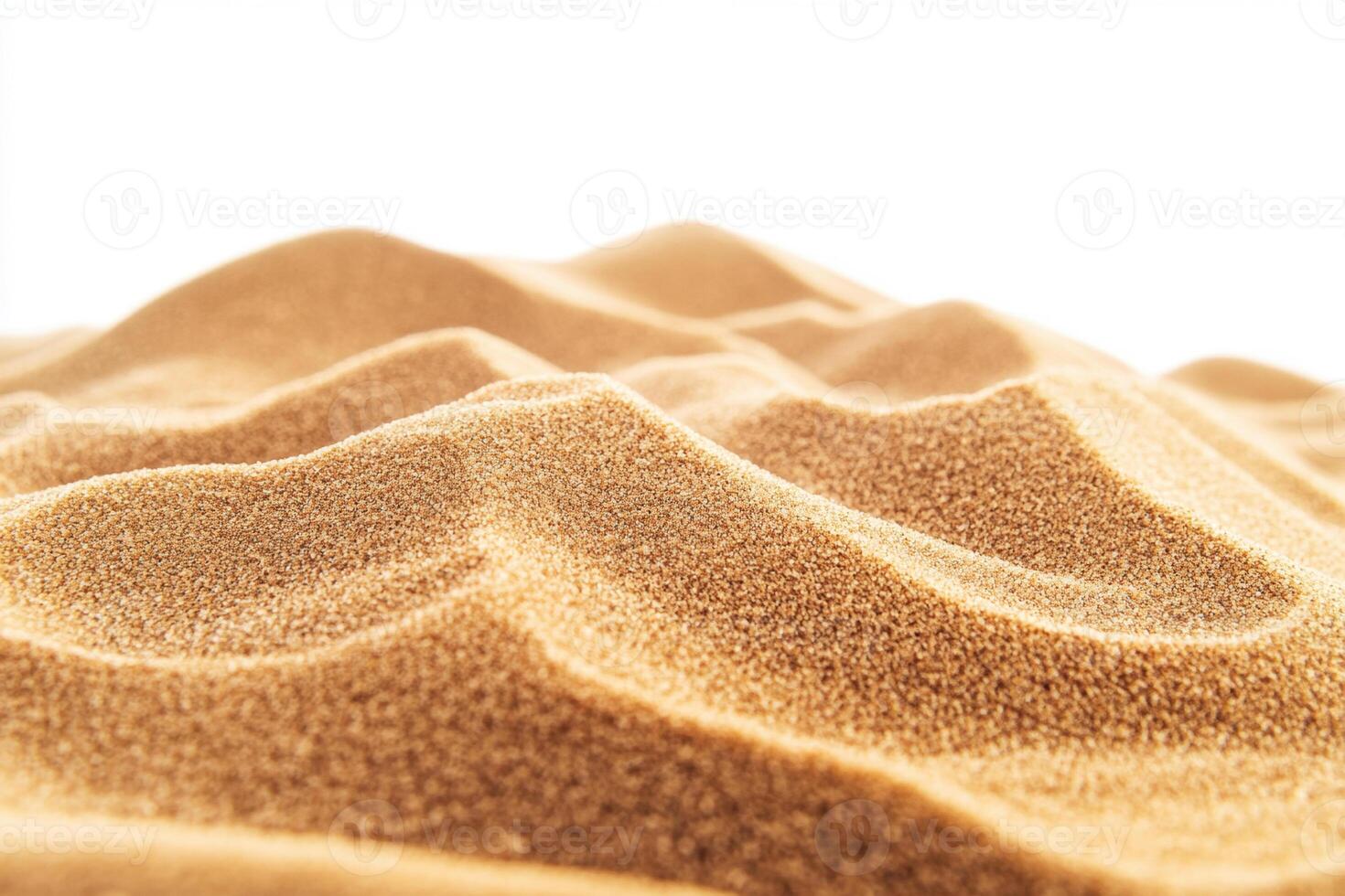 Sand dunes forming natural patterns under bright light photo