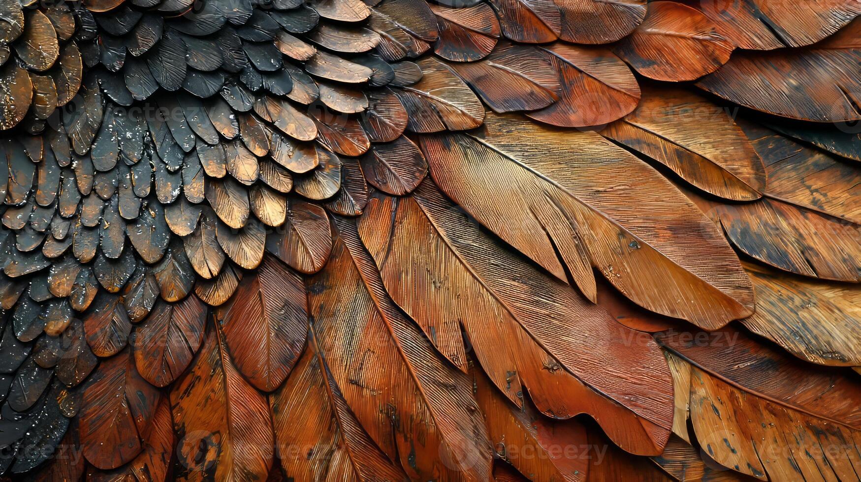 A close up of a large bird's wings photo