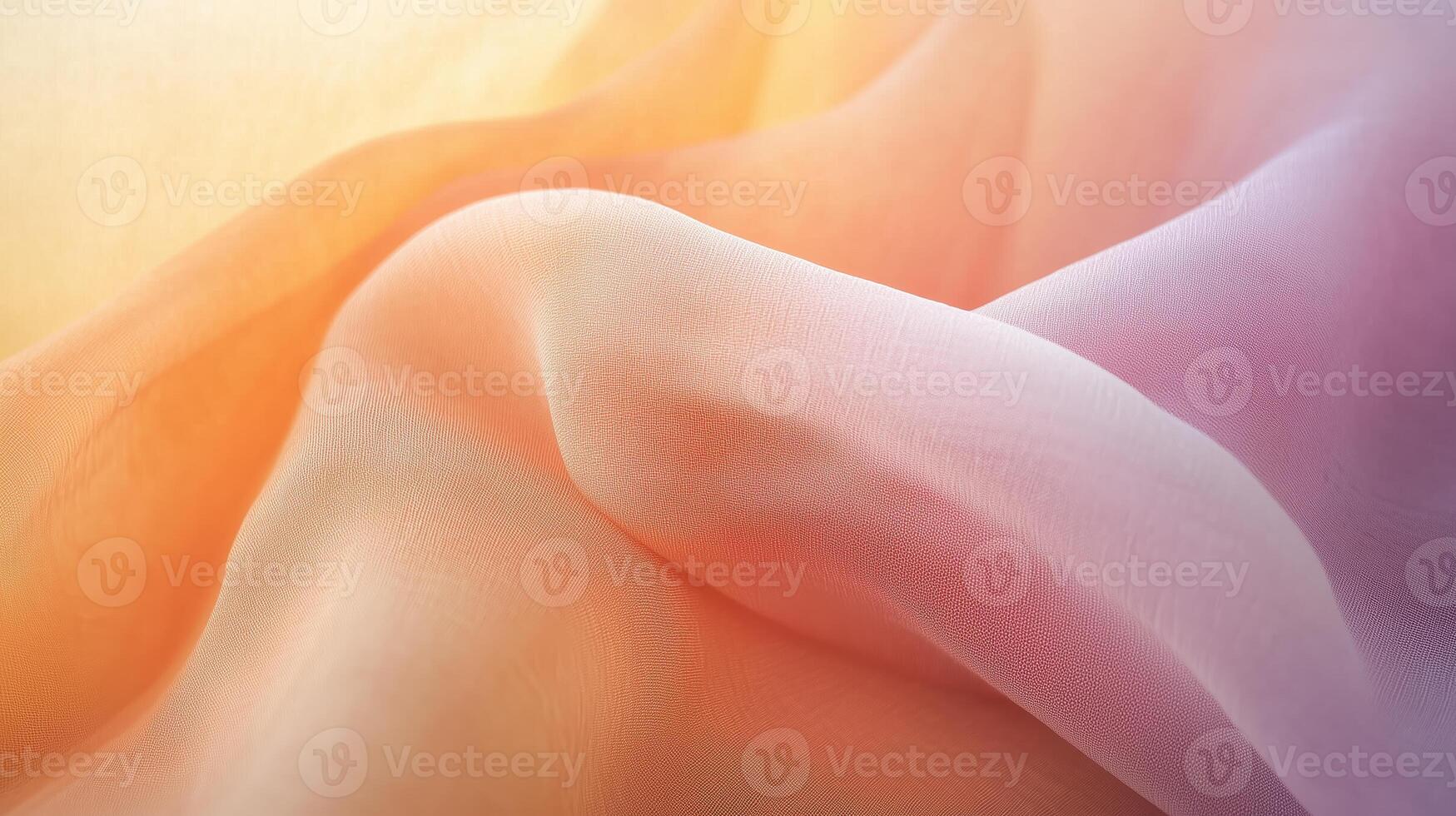 Soft silk fabric in warm hues showcases intricate details and smooth texture for elegant design inspiration photo