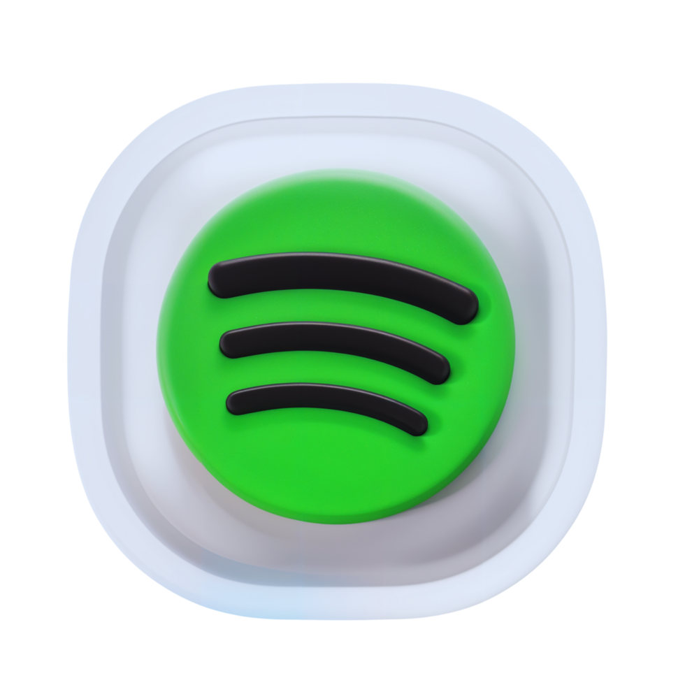 Green music logo displayed on a modern smartphone interface png