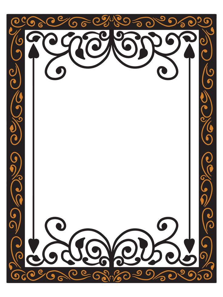 Celestial Wedding Frame with Dreamy Elements vector