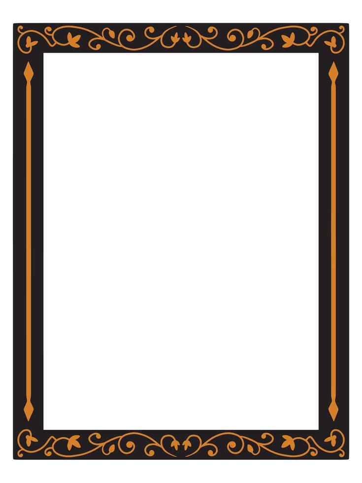 Chic Boho Wedding Frame for Trendy Invitations vector