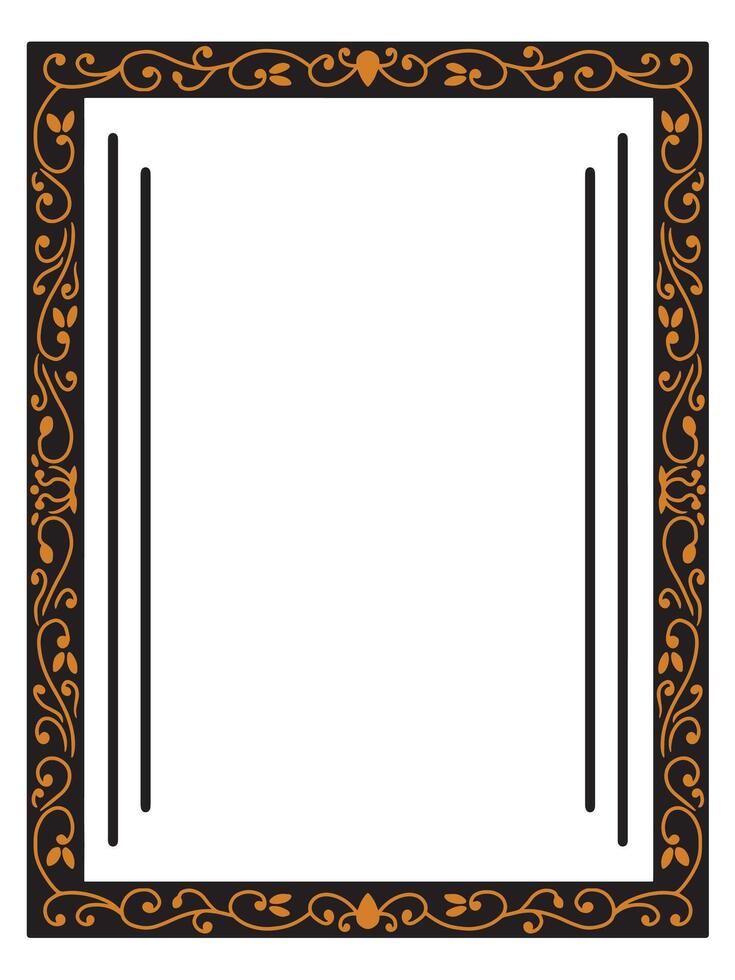 Heritage Calligraphy Frame for Grand Celebrations vector