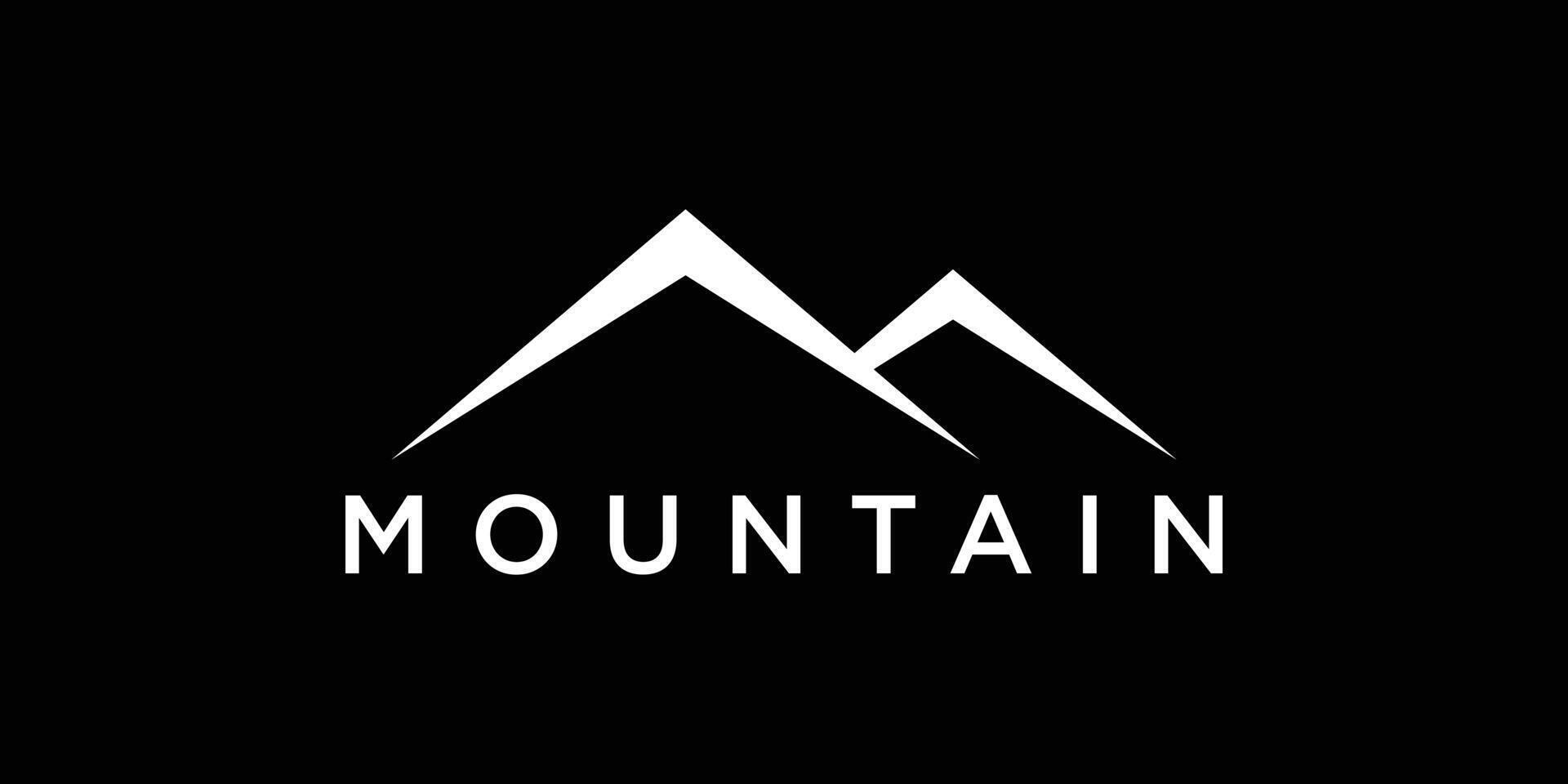Mountain logo design template , vector