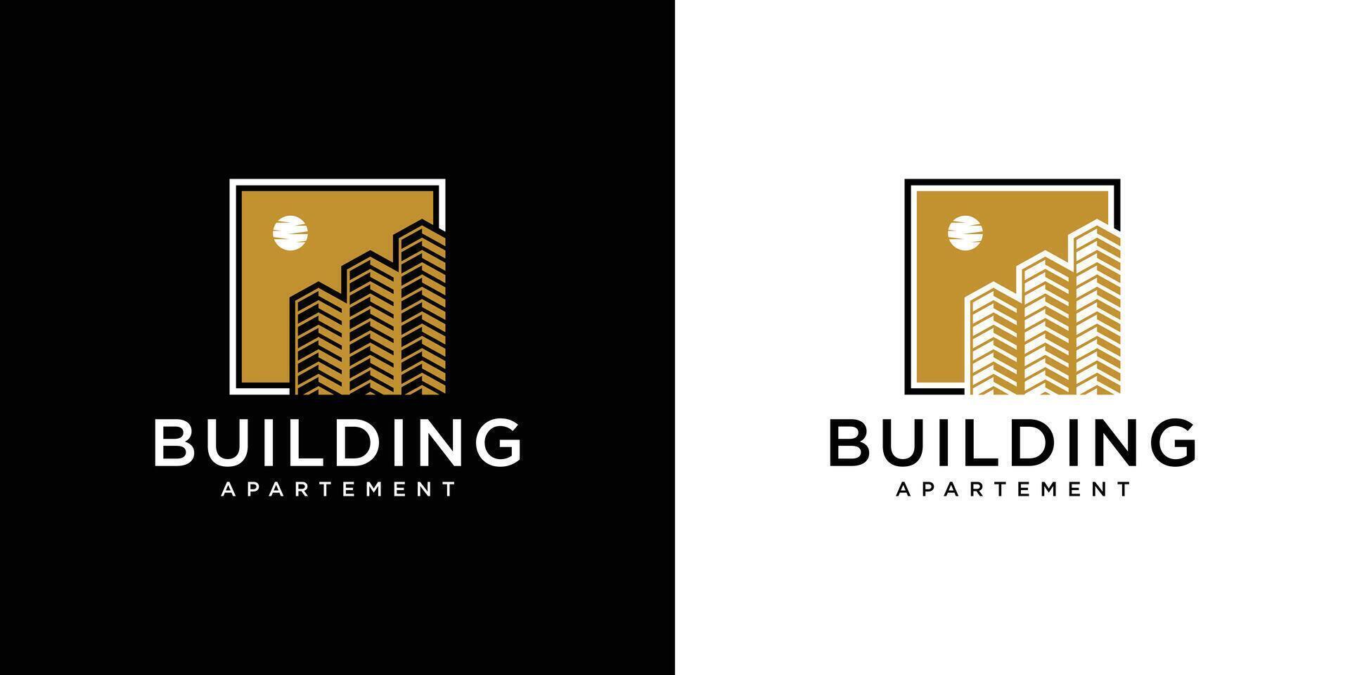 Building logo design architecture inspiration , illustration vector
