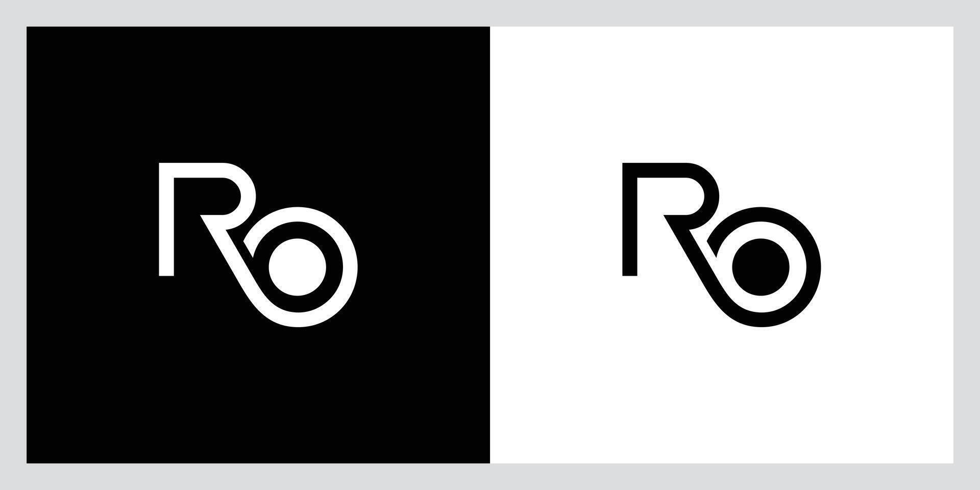 Initial RO, OR Alphabets Letters Logo Monogram vector