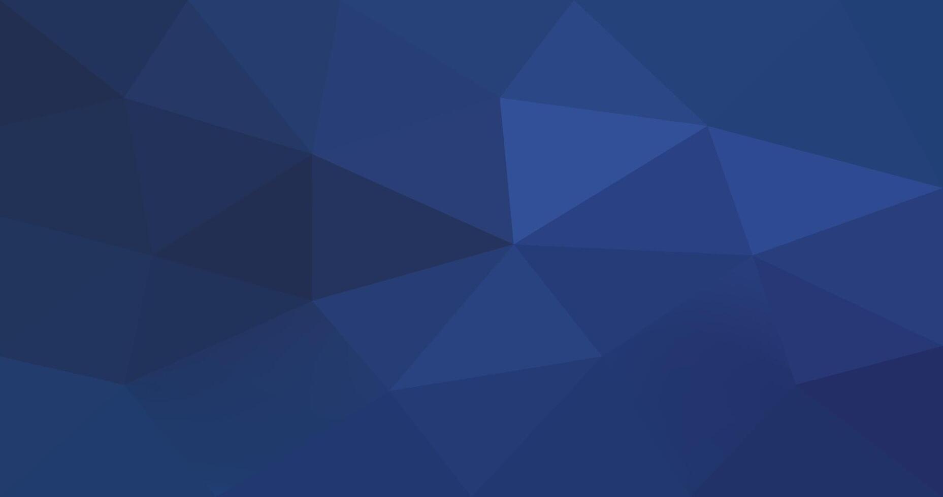 Blue abstract polygonal background. Geometric origami style with gradient. vector