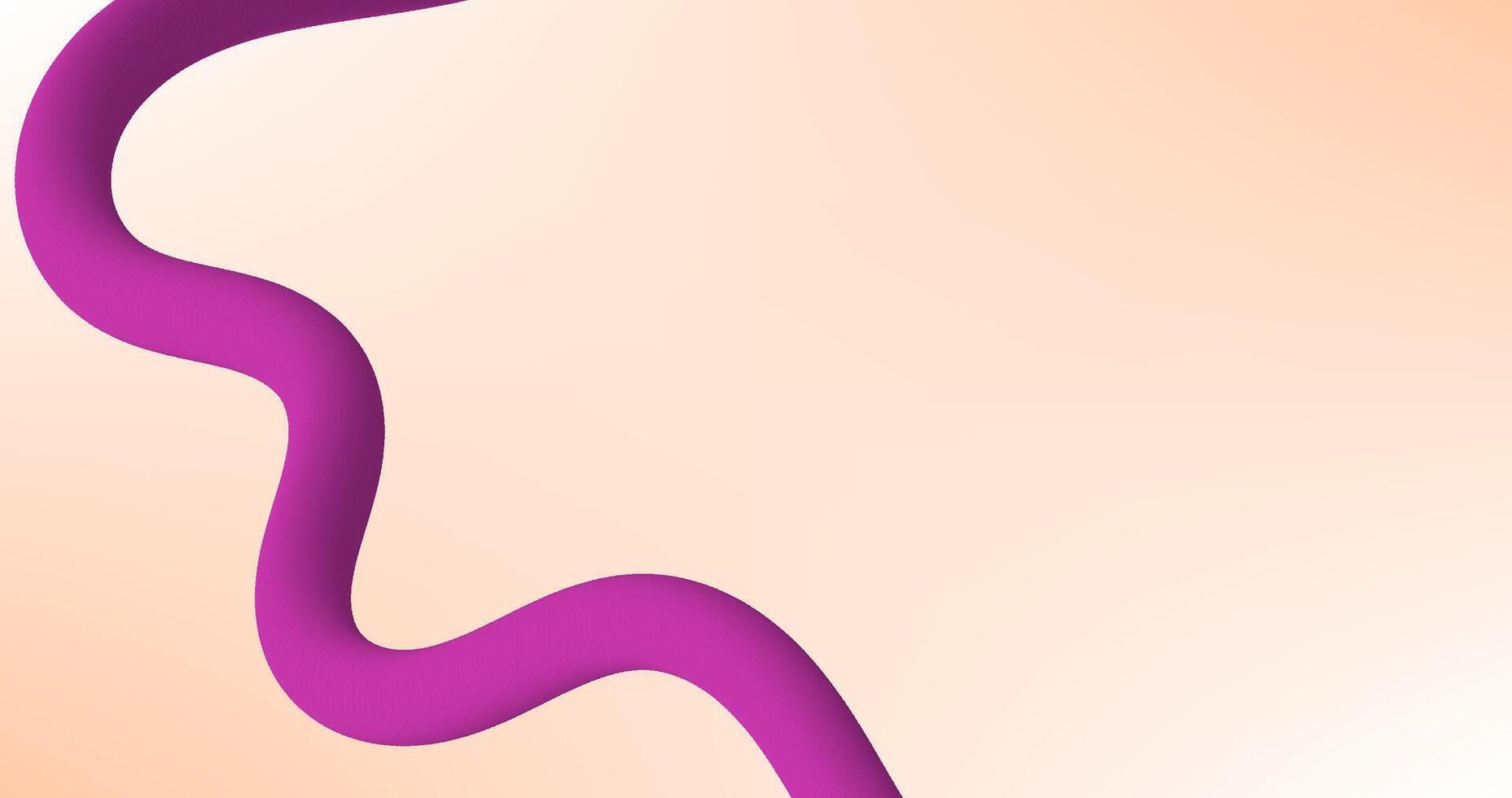 Abstract background with purple wavy line. illustration empty space for design vector