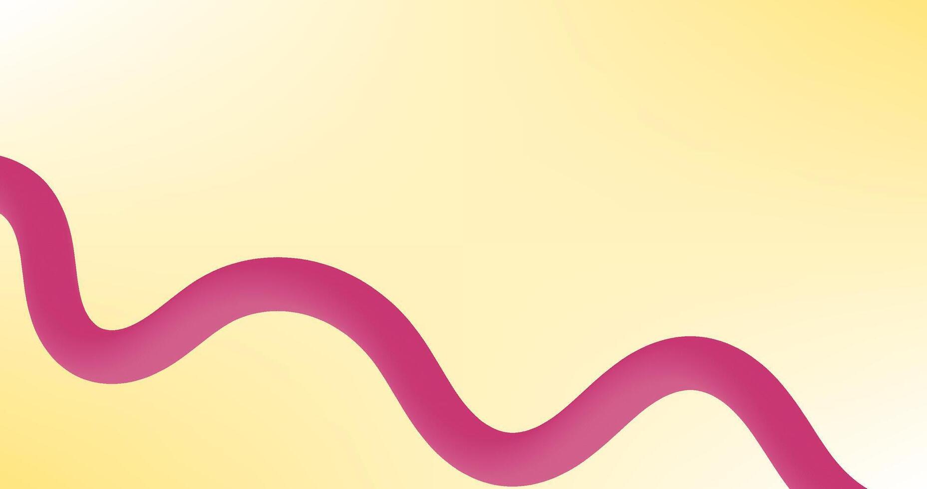 abstract background with wavy lines in pink and yellow colors. vector