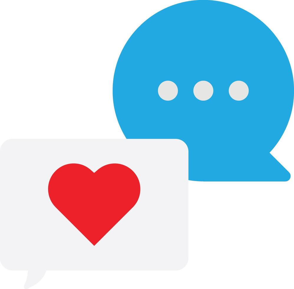 Love Message Heart Chat vector