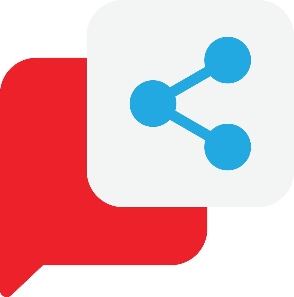 Share Network Connection Bubbles vector