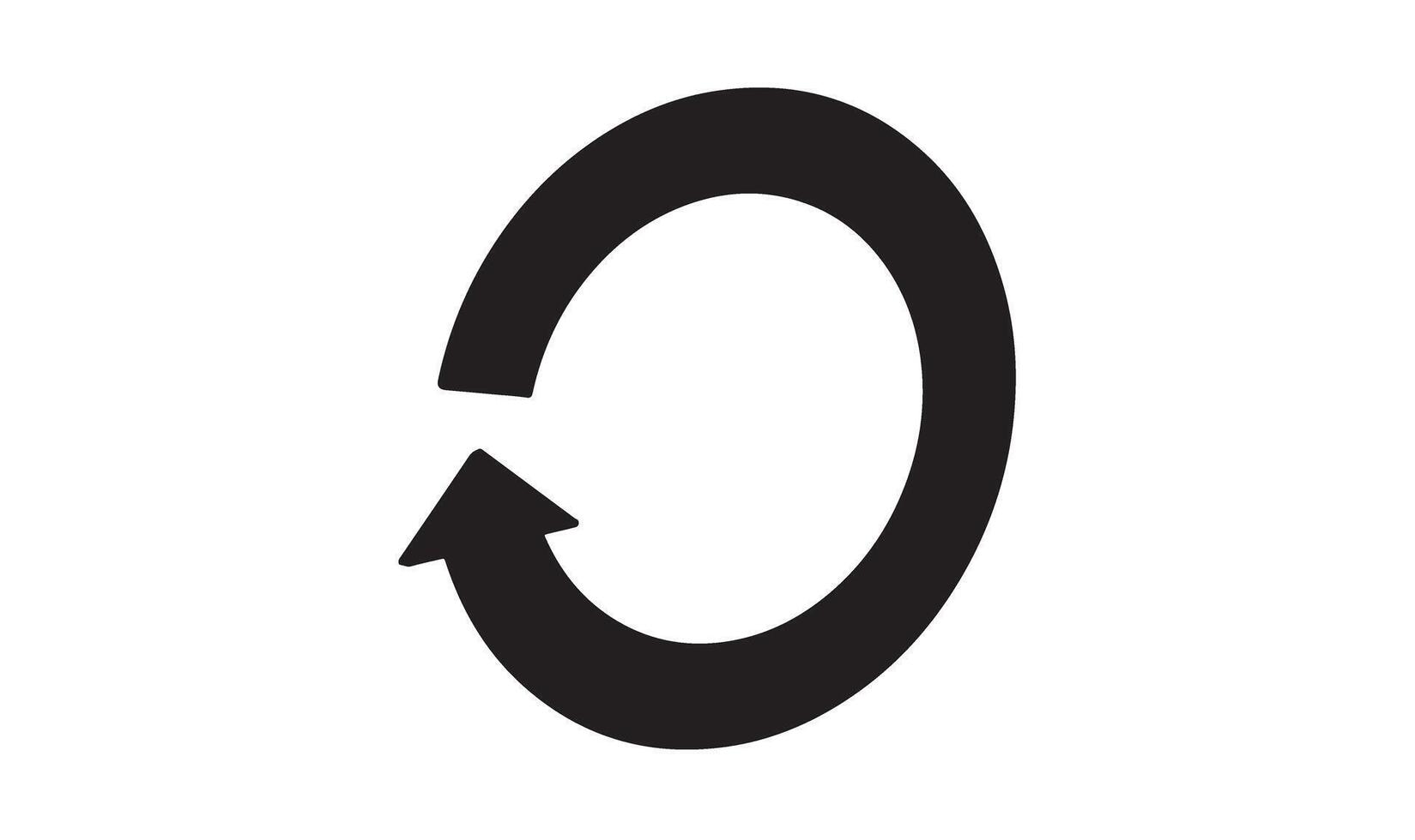 reduce black color recycling symbol decoration sign save organic circle environment ecology arrow icon reuse nature pollution waste green reduce recycling organic cycle round element black color art vector