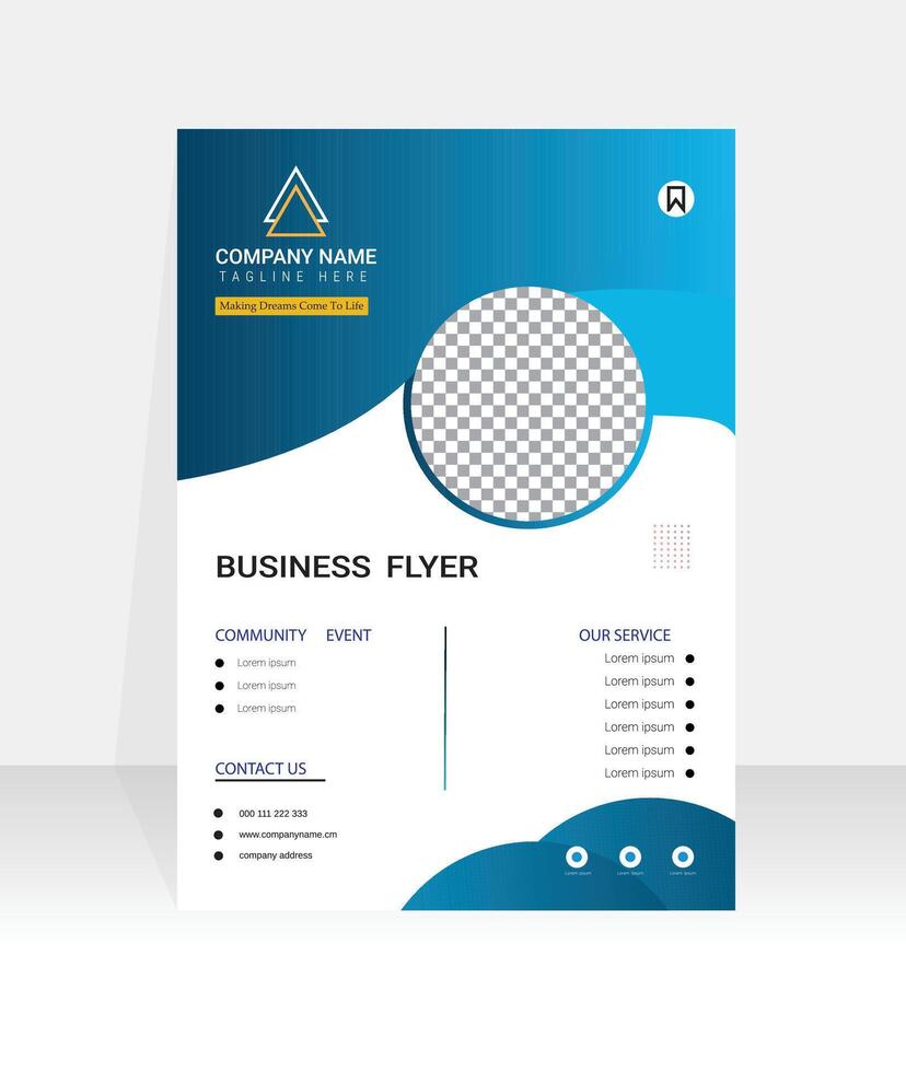 Professional Business Flyer Template vector