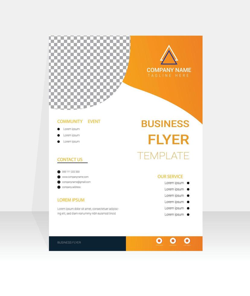Modern Corporate Flyer Design vector