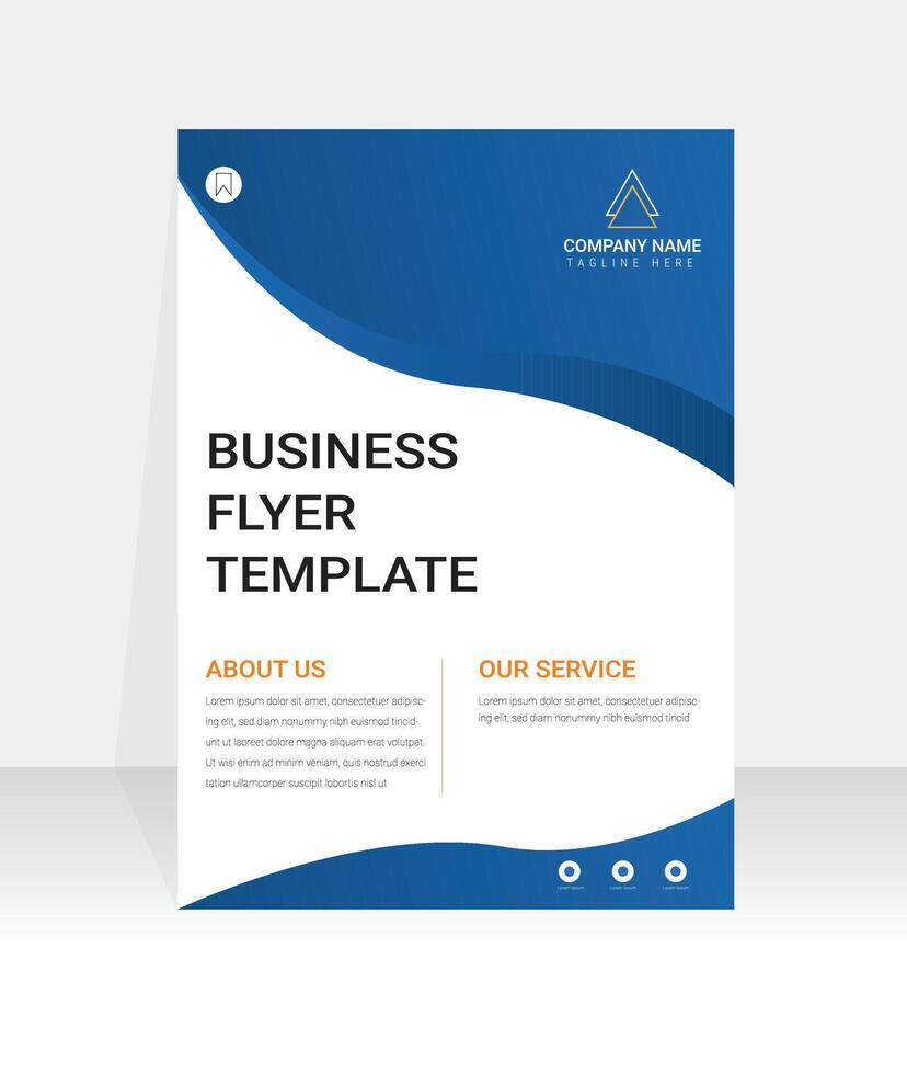 Minimalistic Business Flyer vector