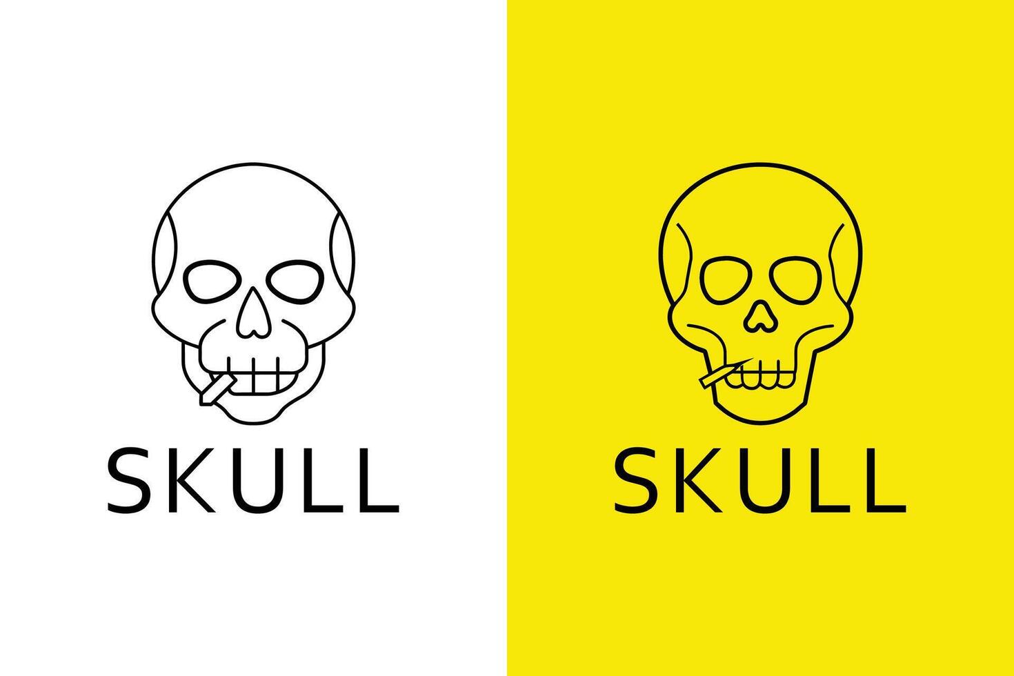 logo of skull vector