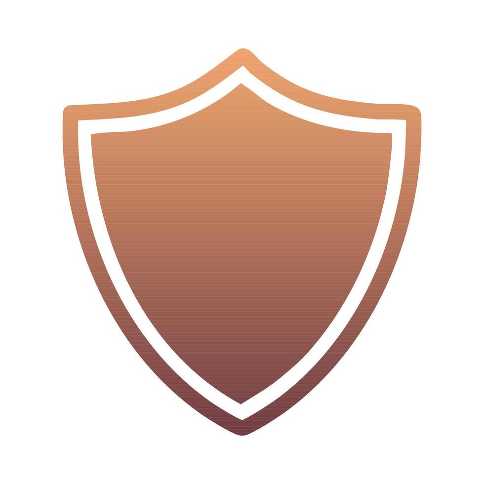 Shield security gradient symbol isolated icon illustration graphic design vector