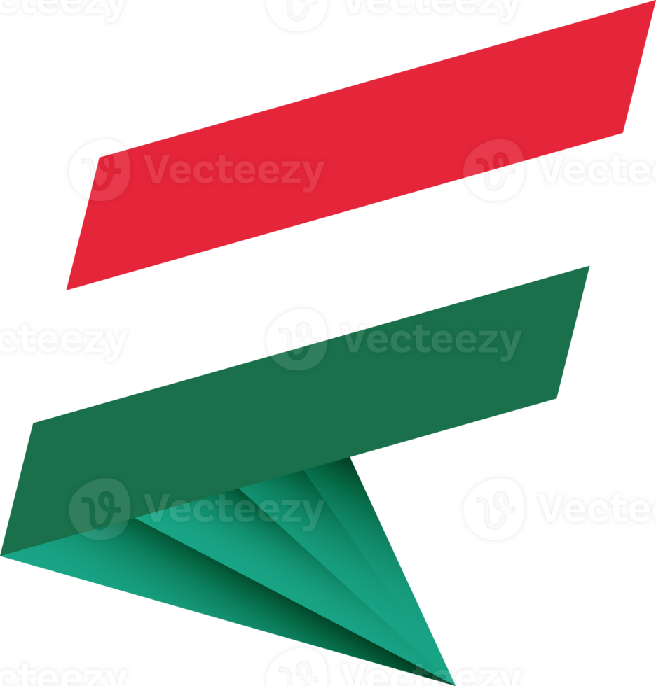 Flag of Hungary, modern pin flag png