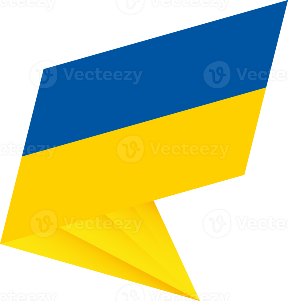 Flag of Ukraine, modern pin flag png