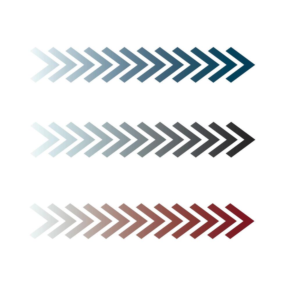 Arrows business Logo element set vector