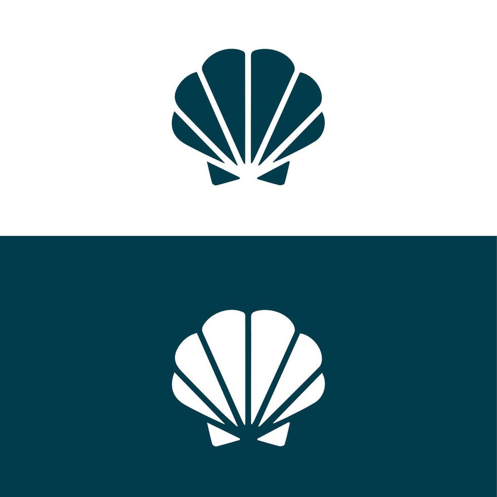 Sea shell icon symbol vector