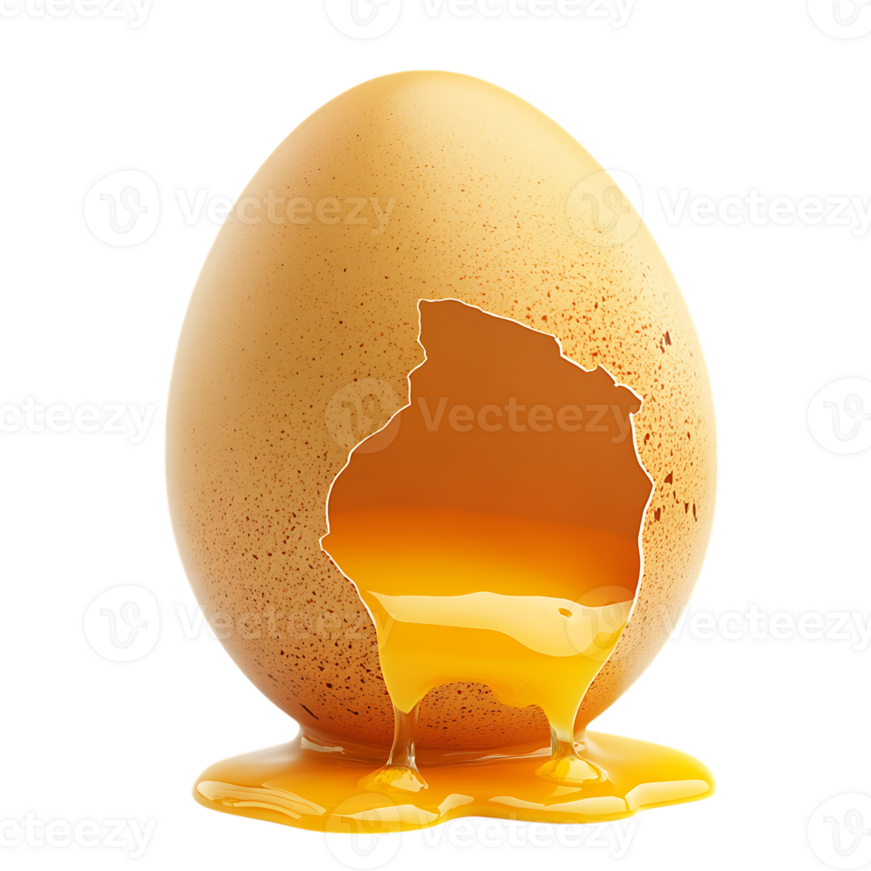 An egg with a hole in it is shown png