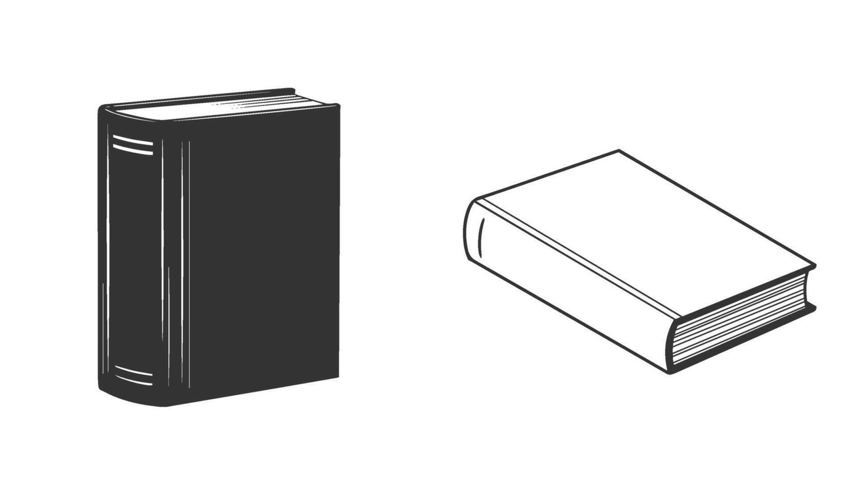 Education Books Set for Book Covers and Educational Materials vector