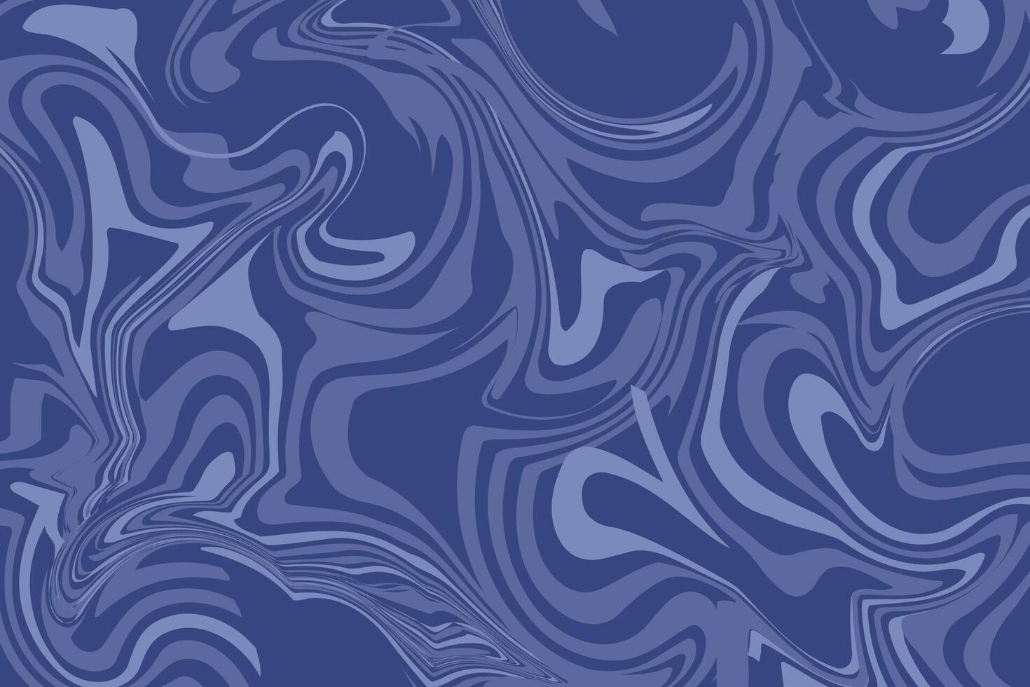 Elegant blue fluid marble pattern background vector