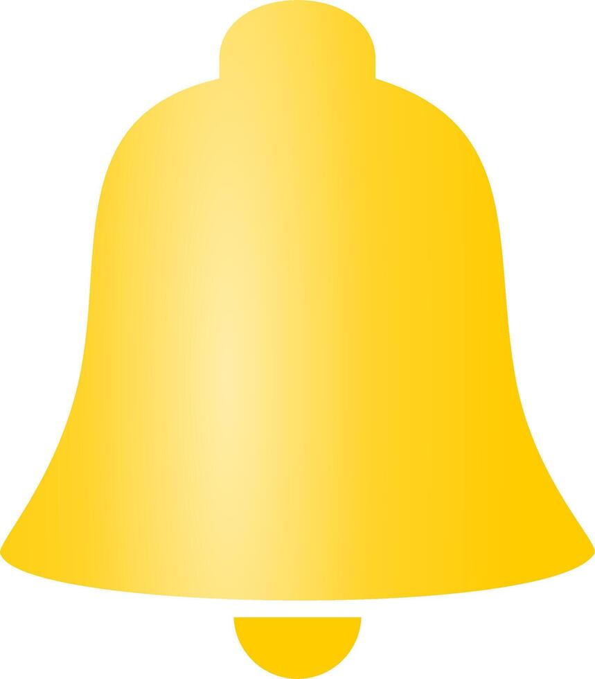 Notification bell icon, alert icon, alarm icon, bell icon with white background. vector