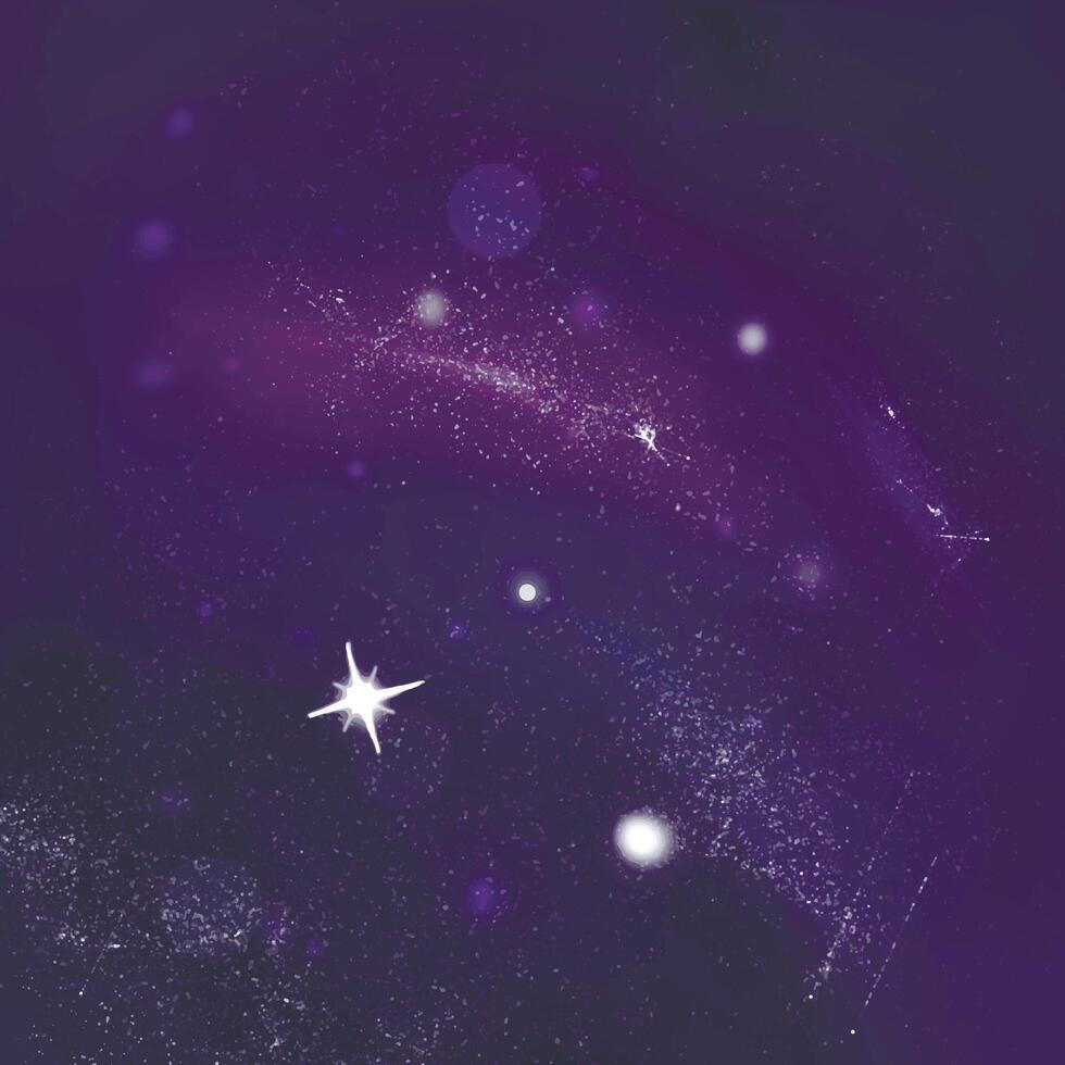 Abstract hand drawn cosmic background. design element, template for banner, flyer, tag, card vector