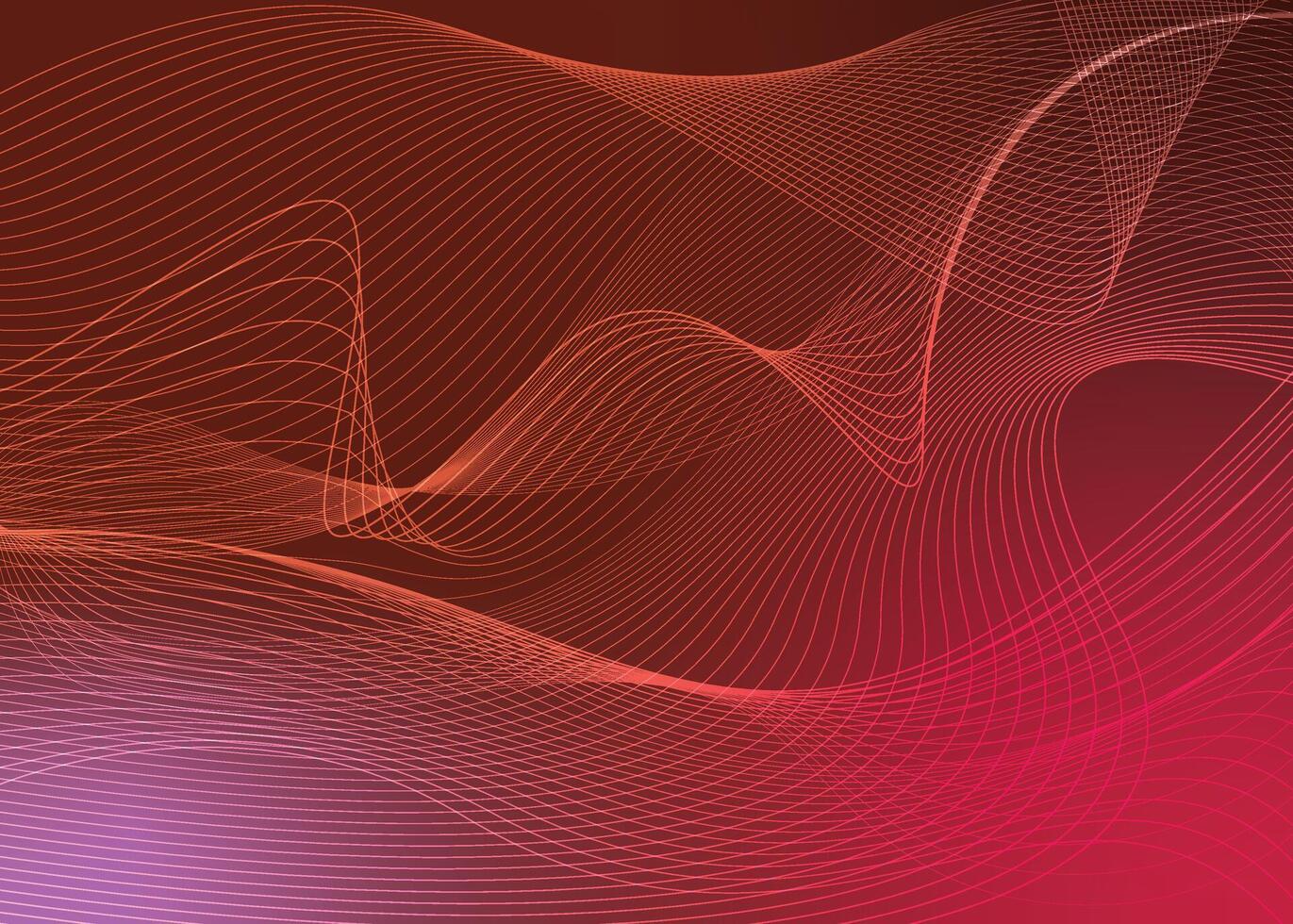 Abstract Red Wave Design with Flowing Gradient and Soft Texture vector